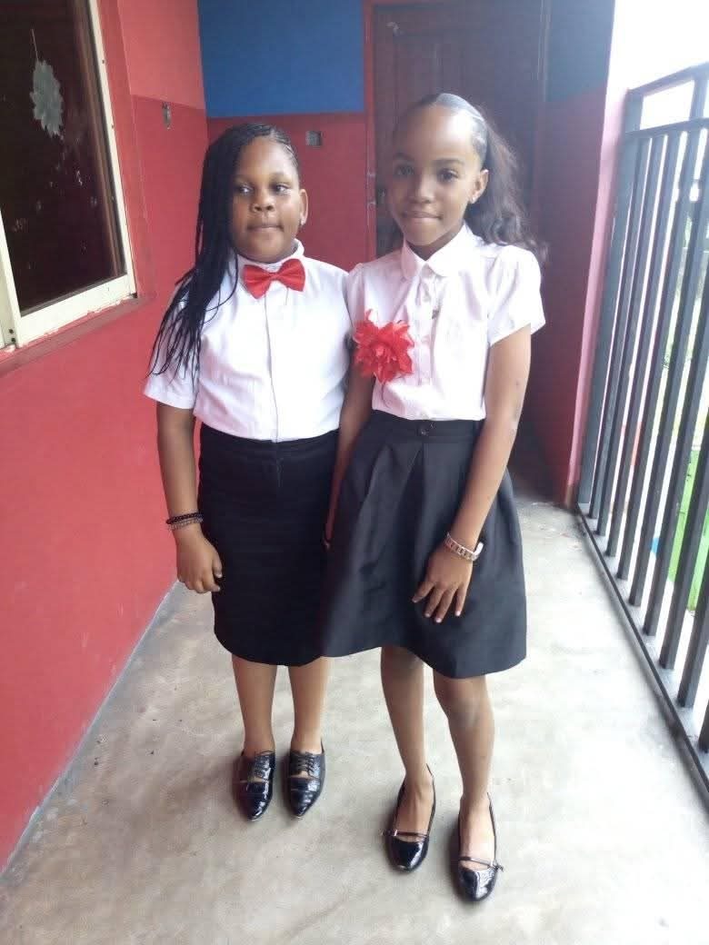 Pupils in school uniform